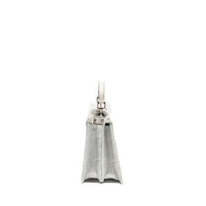 Fendi Medium Peekaboo IseeU Denim White