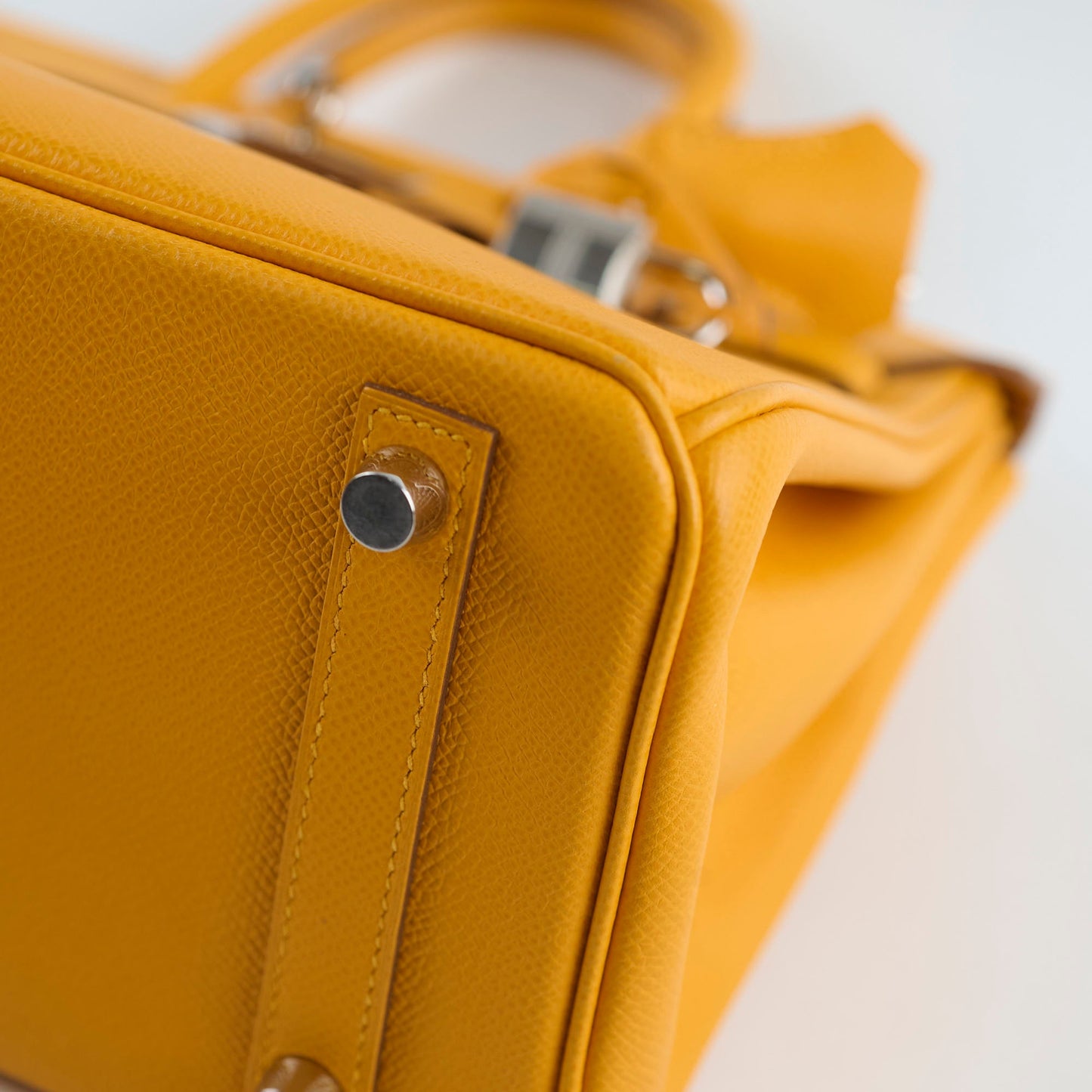 Hermes Birkin 25 PHW Moutarde Epsom P Square