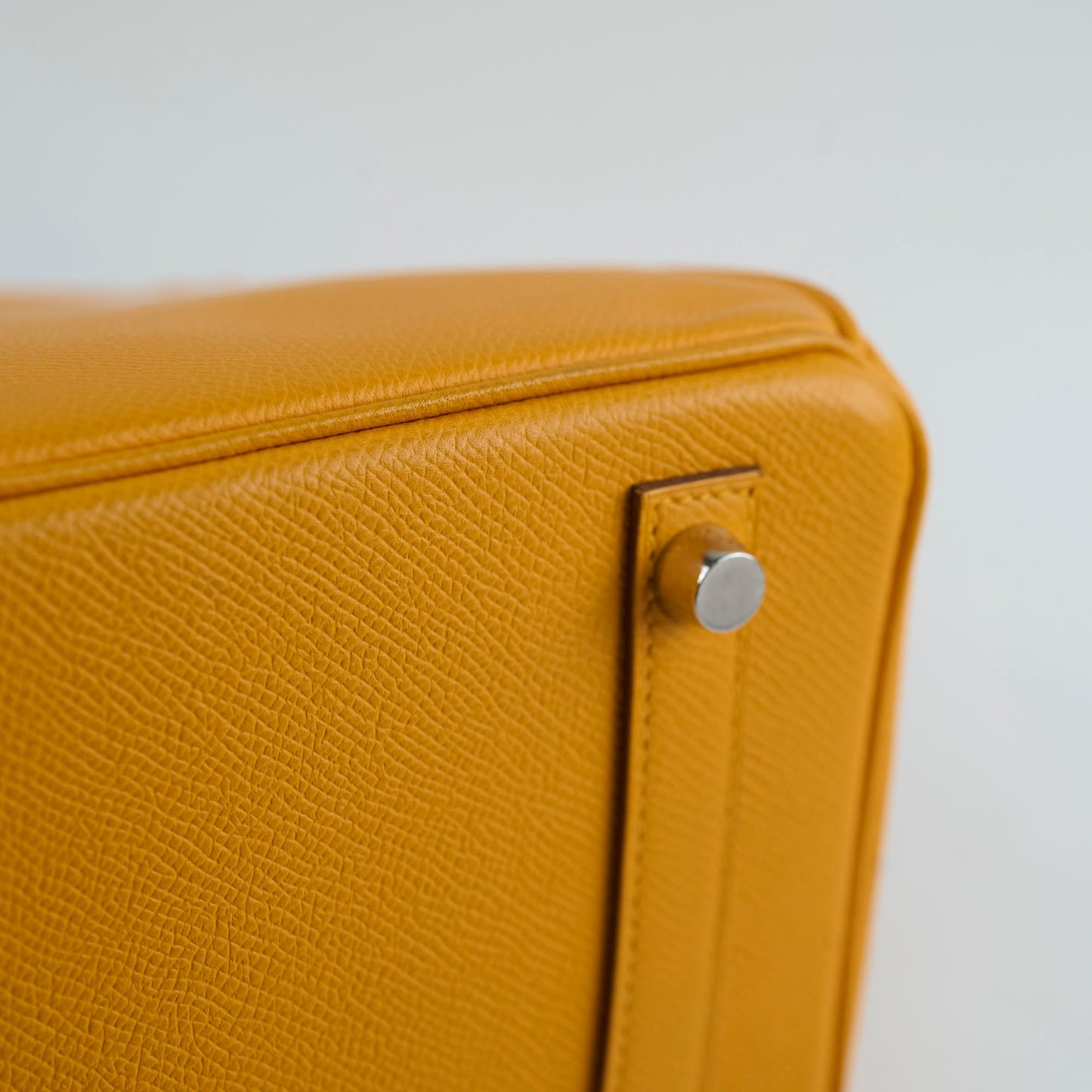 Hermes Birkin 25 PHW Moutarde Epsom P Square