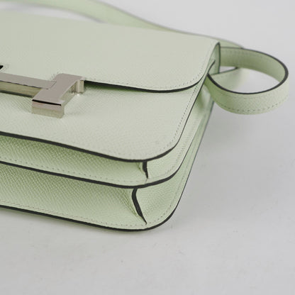 Hermes Constance 18 Mini Vert Fizz Epsom - U Stamp 2022
