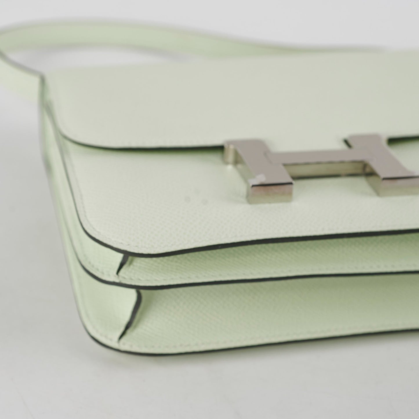 Hermes Constance 18 Mini Vert Fizz Epsom - U Stamp 2022