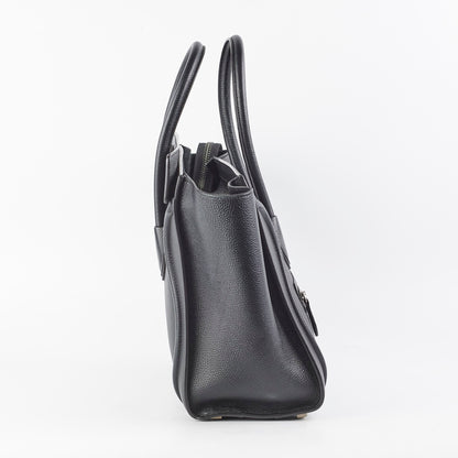 Luxury CELINE Micro Luggage Black Bag