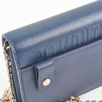 Christian Dior 2 in 1 Pouch Montaigne Pouch Blue