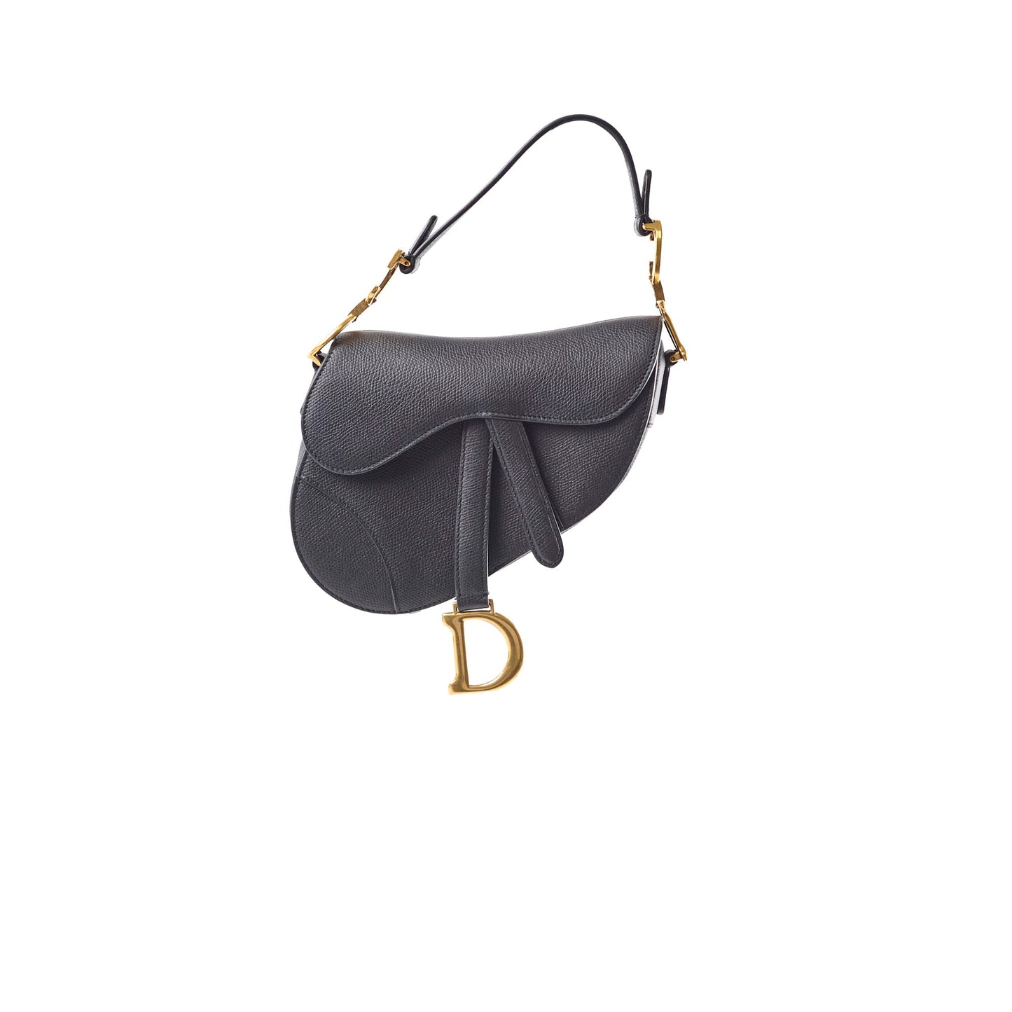 Christian Dior Mini Saddle Bag Black
