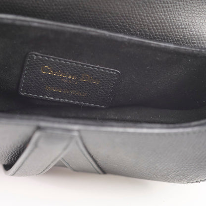 Christian Dior Mini Saddle Bag Black