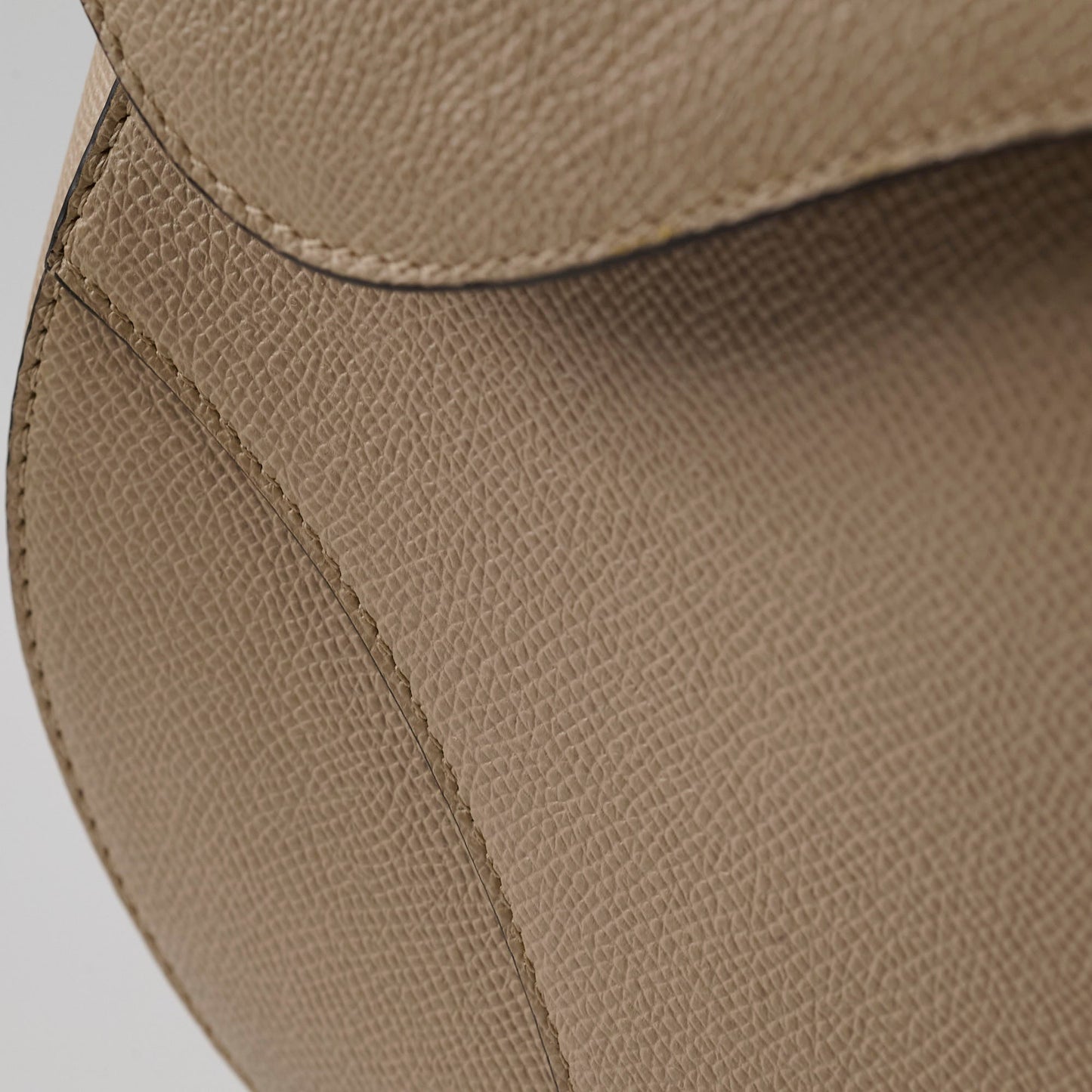 Christian Dior Medium Saddle Bag Cream