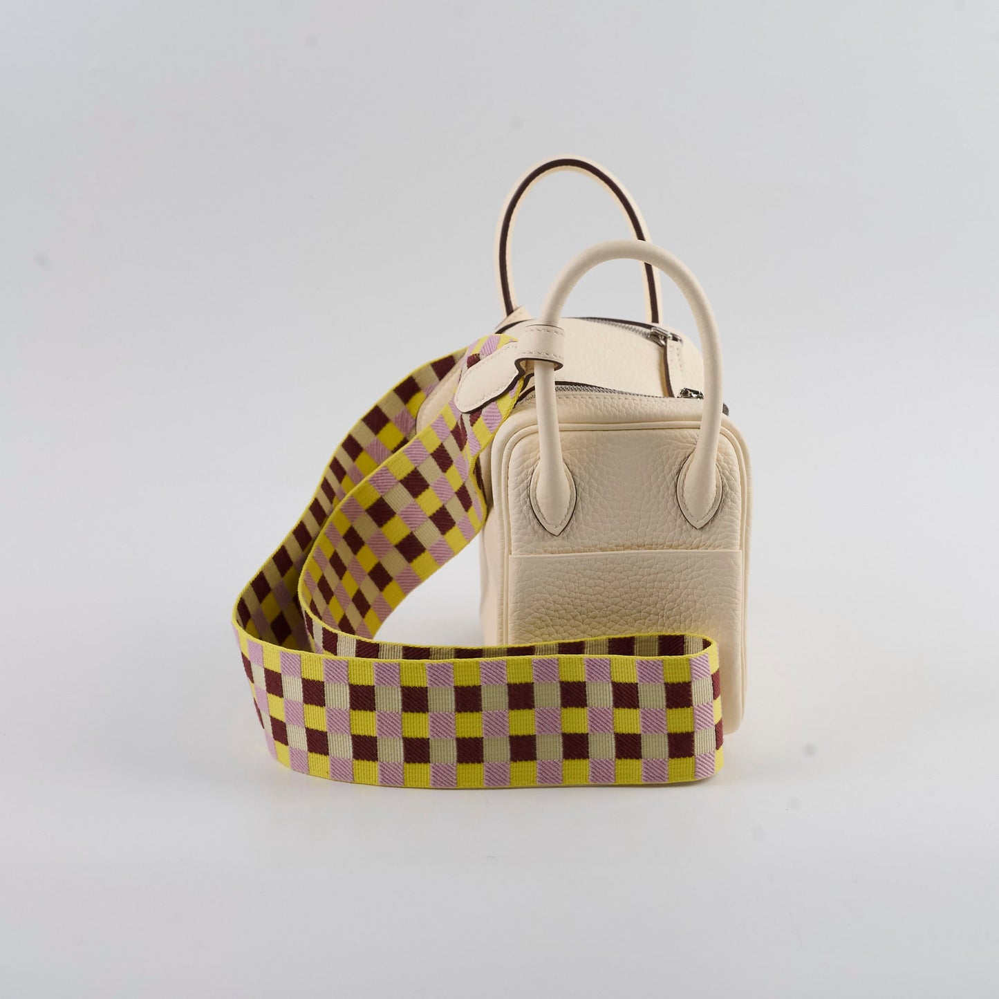 Hermes Mini Lindy Clemence Nata - U Stamp