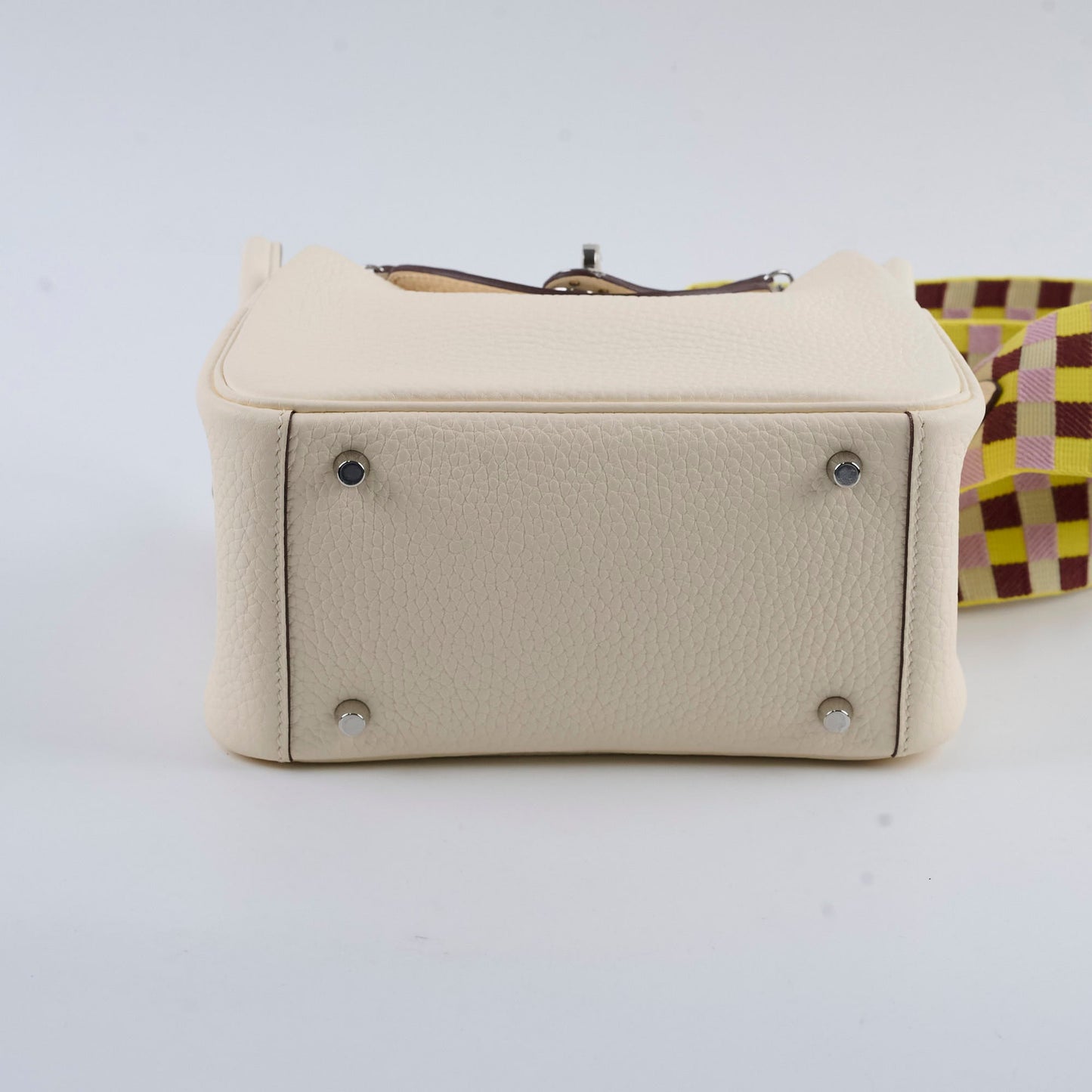 Hermes Mini Lindy Clemence Nata - U Stamp