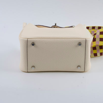 Hermes Mini Lindy Clemence Nata - U Stamp