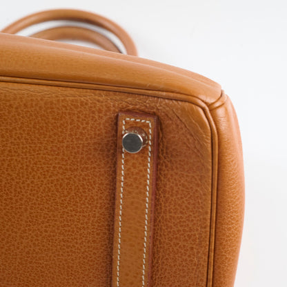 Hermes Birkin 30 Gold PHW F Square Stamp