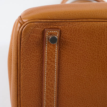 Hermes Birkin 30 Gold PHW F Square Stamp