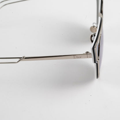 Christian Dior Sunglasses Silver/White