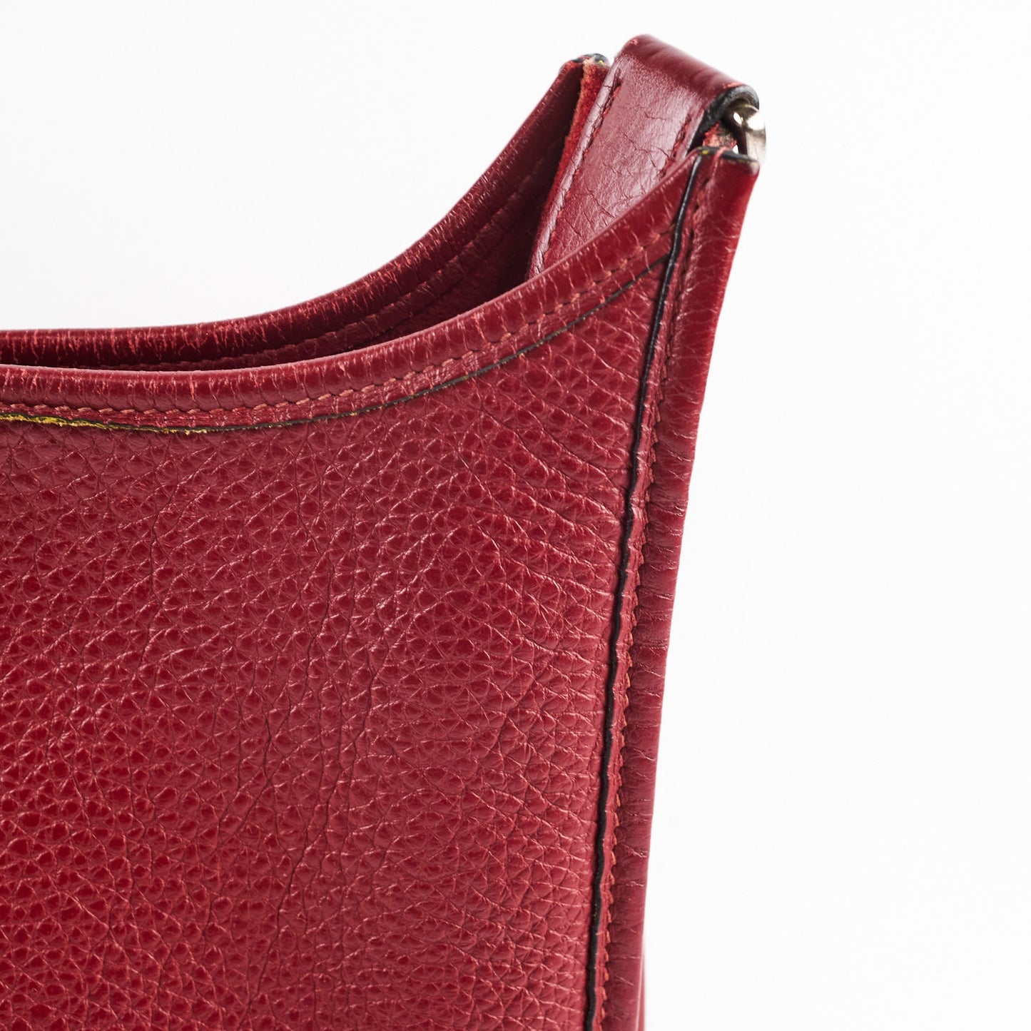 Hermes Evelyn 29 Rouge H Stamp Square i