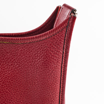 Hermes Evelyn 29 Rouge H Stamp Square i
