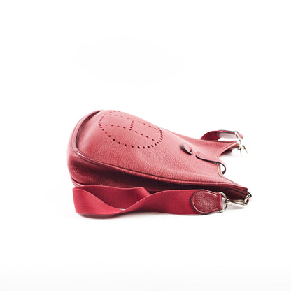 Hermes Evelyn 29 Rouge H Stamp Square i