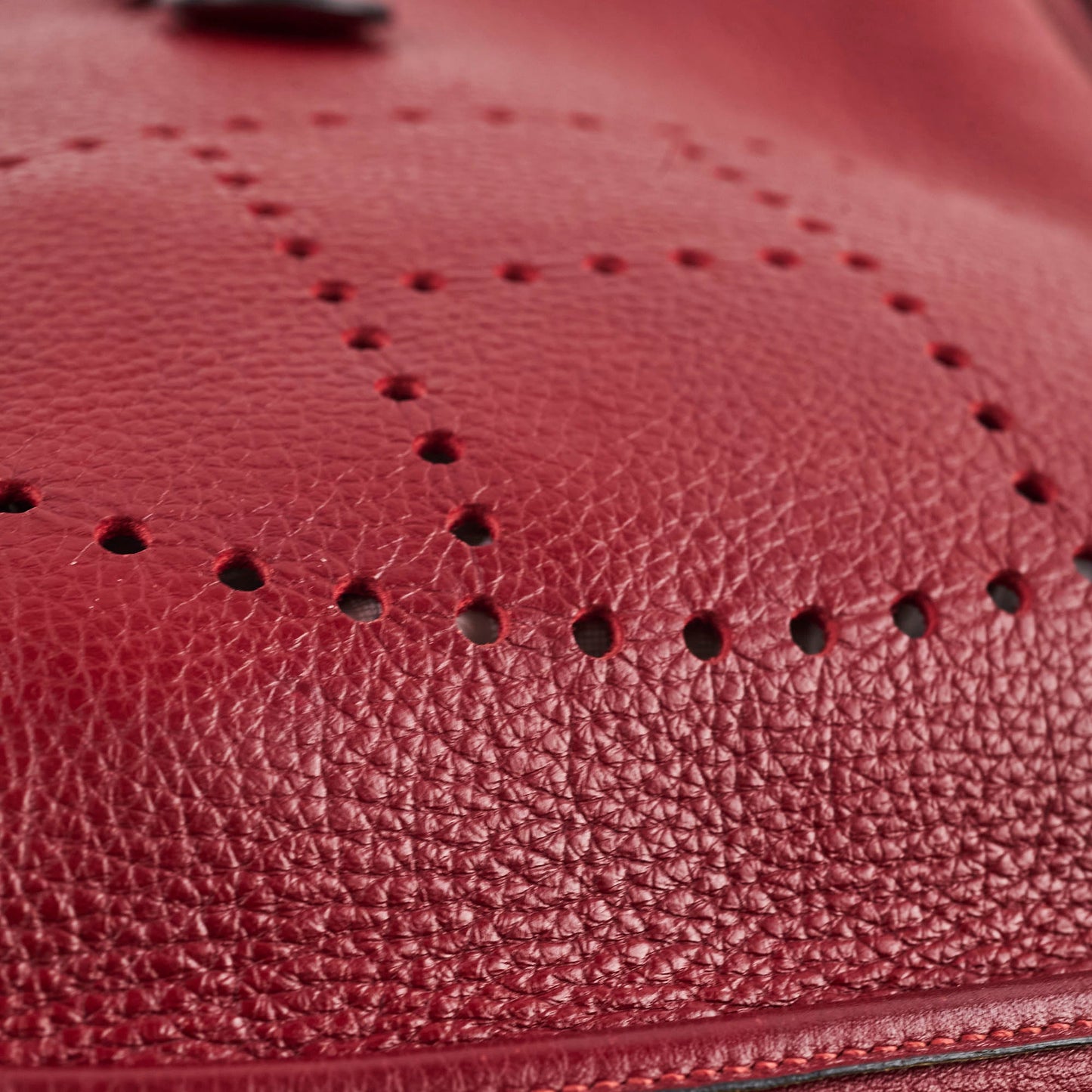Hermes Evelyn 29 Rouge H Stamp Square i