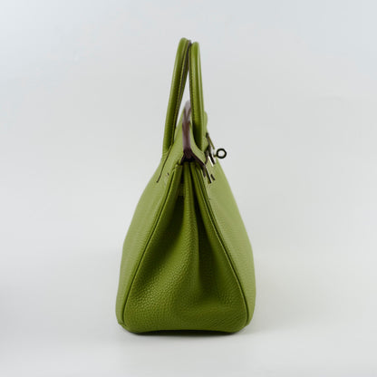 Hermes Birkin 25 Togo PHW Vert Anis M Square Stamp