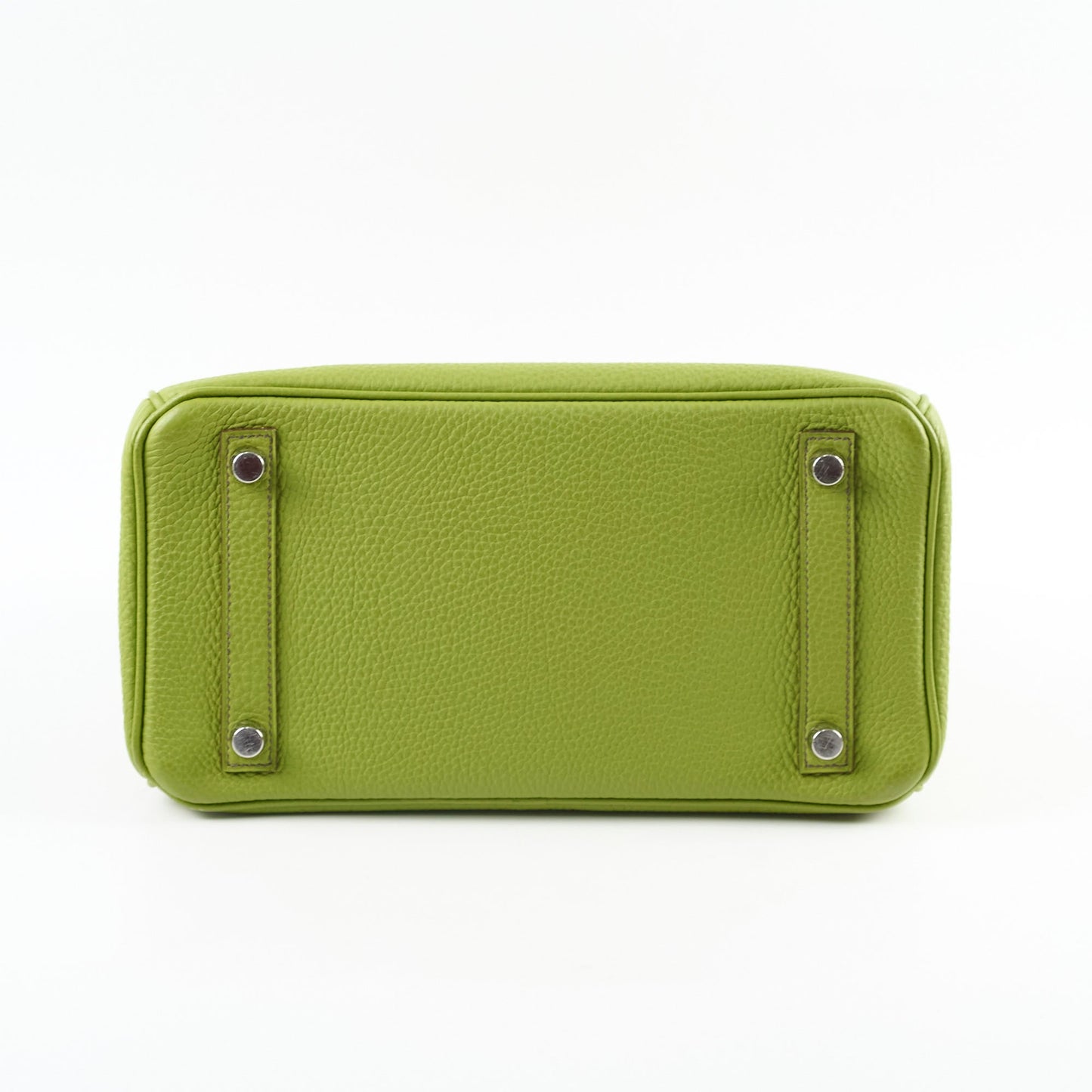 Hermes Birkin 25 Togo PHW Vert Anis M Square Stamp