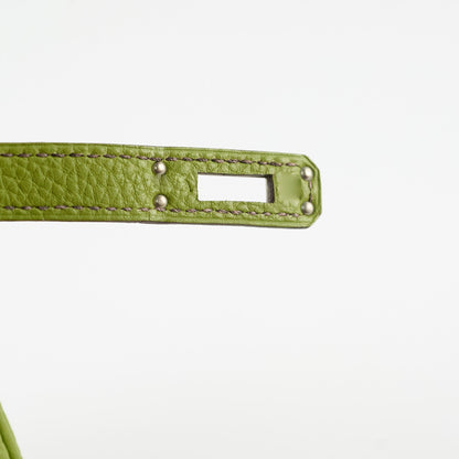 Hermes Birkin 25 Togo PHW Vert Anis M Square Stamp