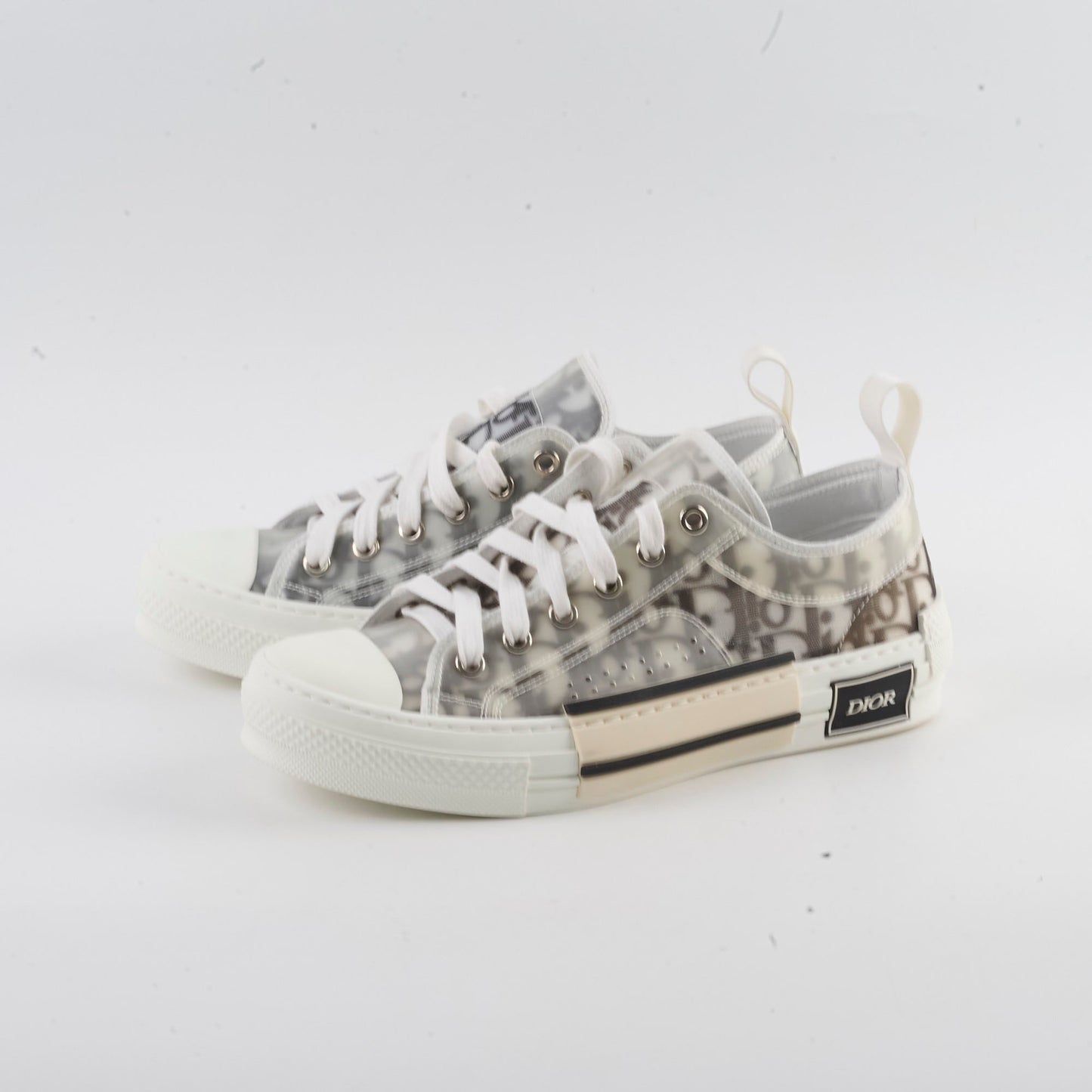 Christian Dior B 23 Low Sneaker Grey/White Size 38