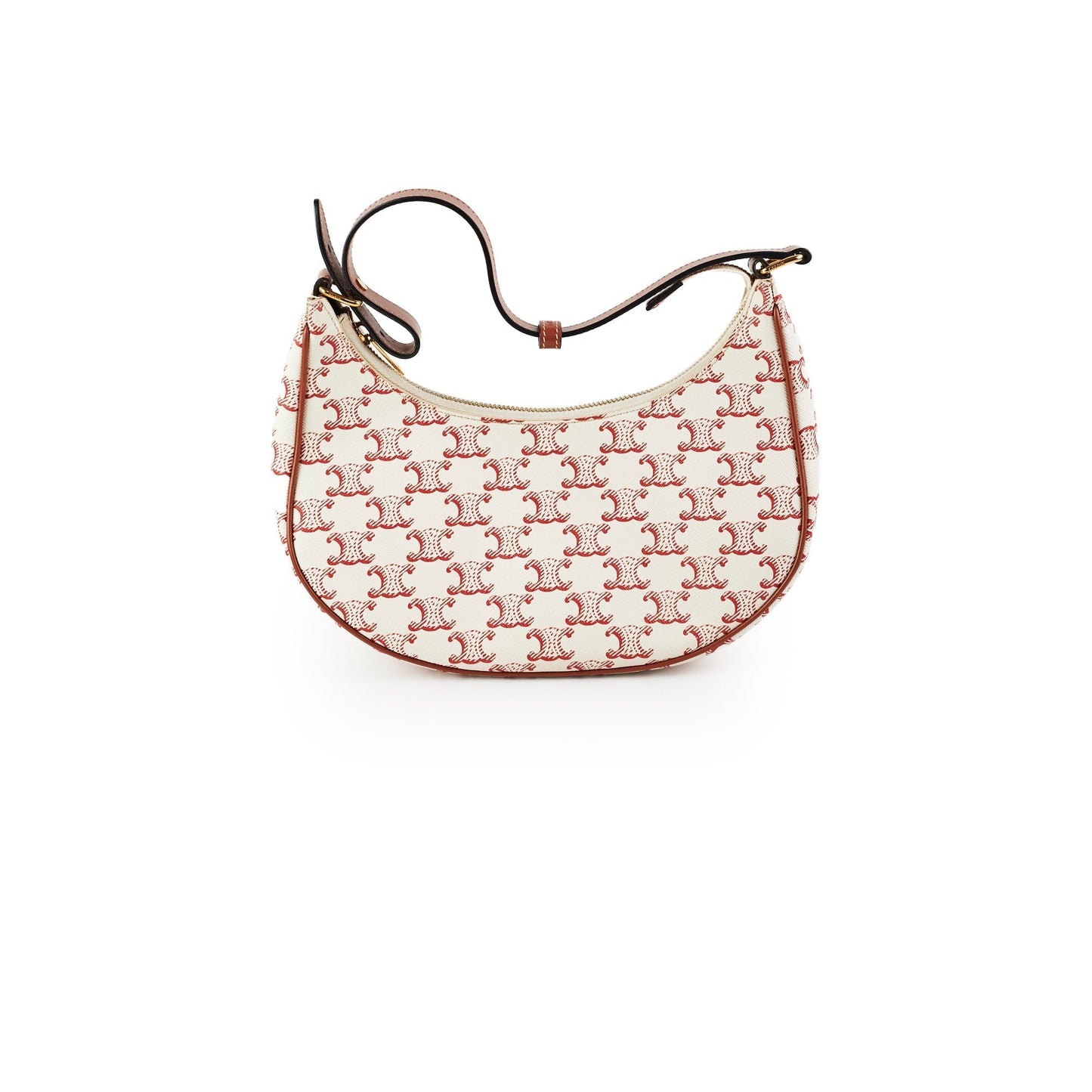 Luxury CELINE Ava Triomphe Canvas Red