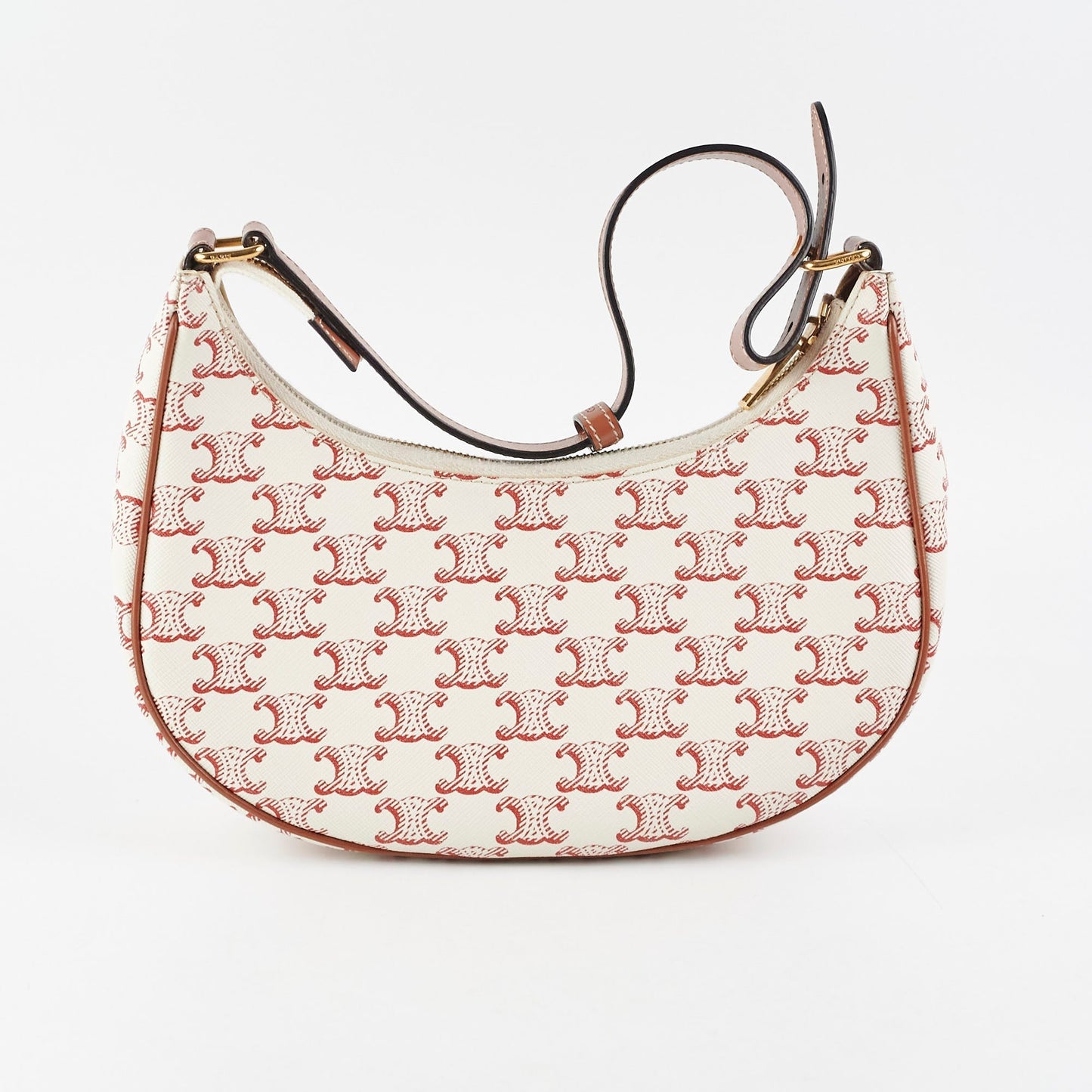 Luxury CELINE Ava Triomphe Canvas Red