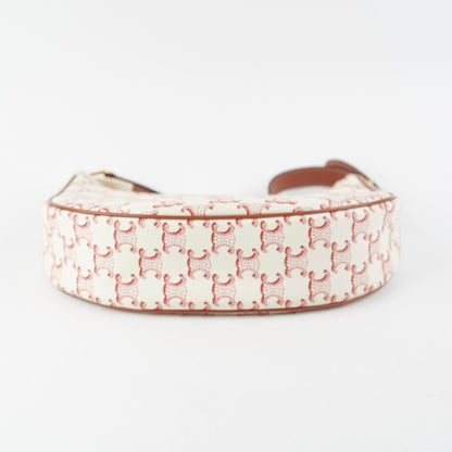 Luxury CELINE Ava Triomphe Canvas Red