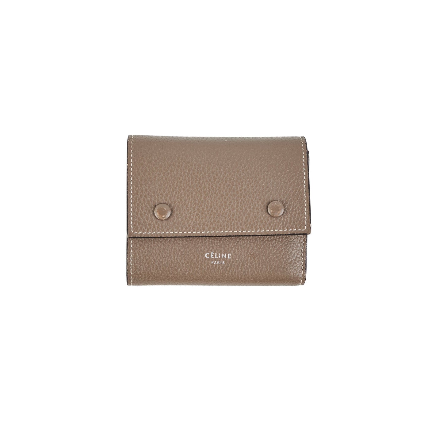 Luxury CELINE Wallet Grey/Yellow