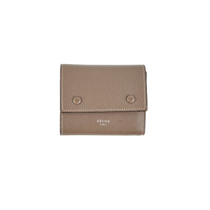 Luxury CELINE Wallet Grey/Yellow