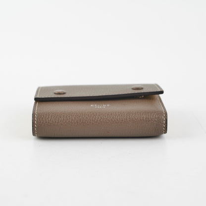 Luxury CELINE Wallet Grey/Yellow