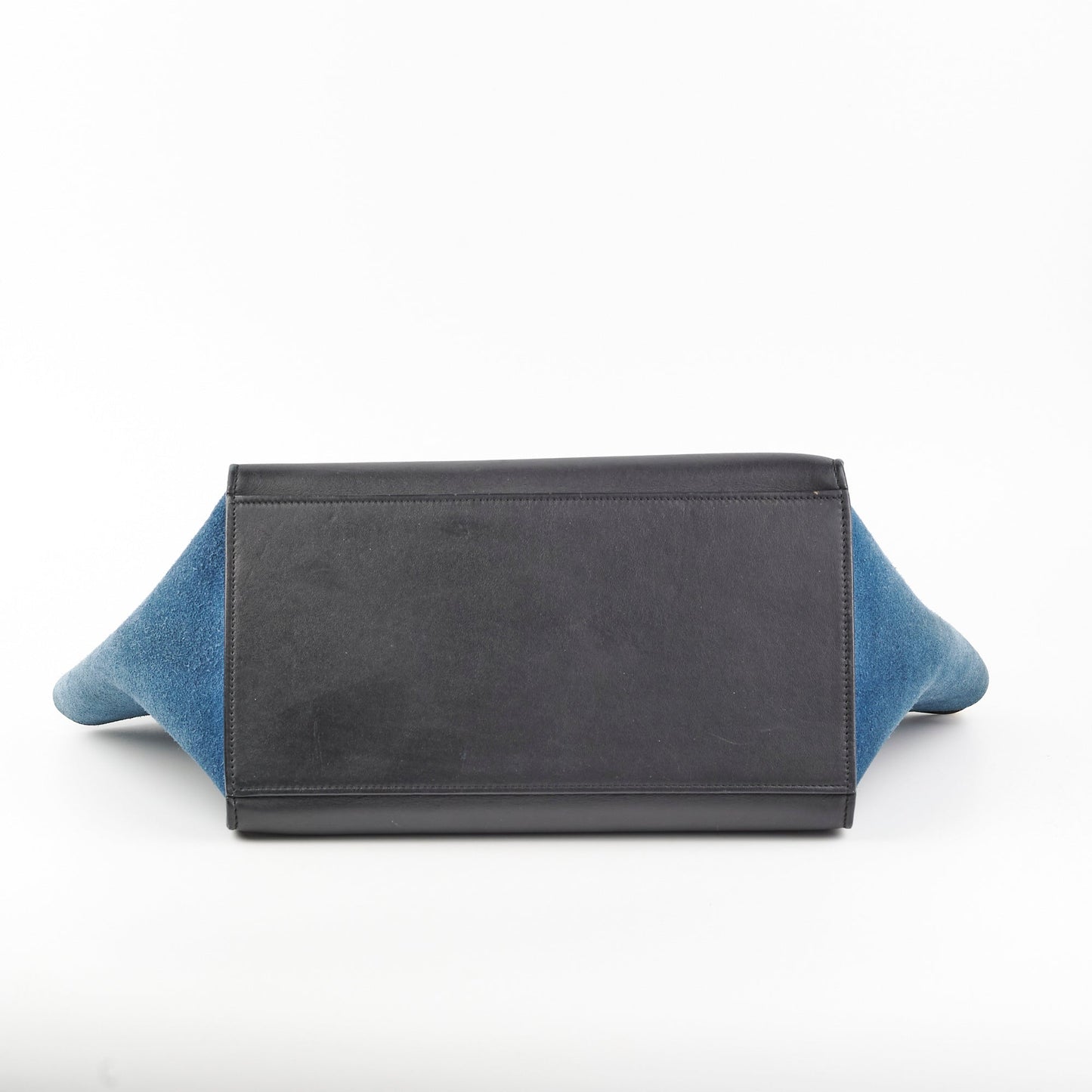 Luxury CELINE Small Trapeze Blue/Black