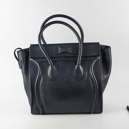 Luxury CELINE Micro Luggage Black