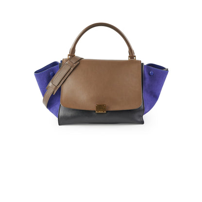 Luxury CELINE Medium Trapeze Tricolour