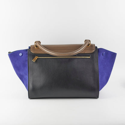 Luxury CELINE Medium Trapeze Tricolour