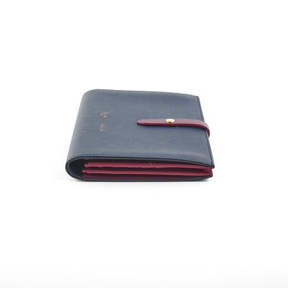 Luxury CELINE Large Bicolour Strap Wallet