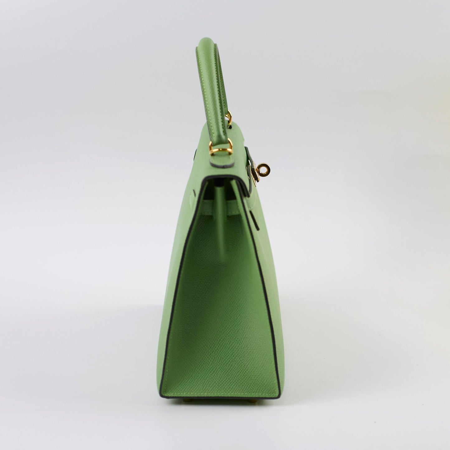 Hermes Kelly 25 Epsom Vert Criquet D Stamp 2019