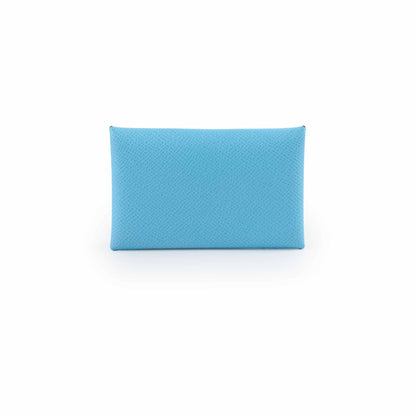 Hermes Calvi Blue Celeste Epsom