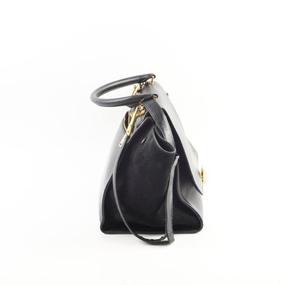 Luxury CELINE Meium Trapeze All Black