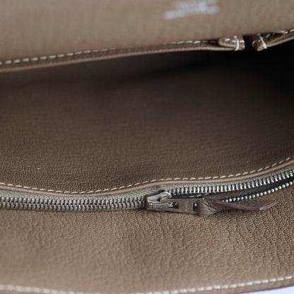 Hermes Jypsiere 28 Etoupe PHW Clemence