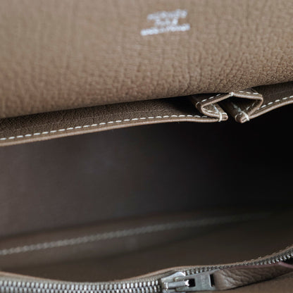 Hermes Jypsiere 28 Etoupe PHW Clemence