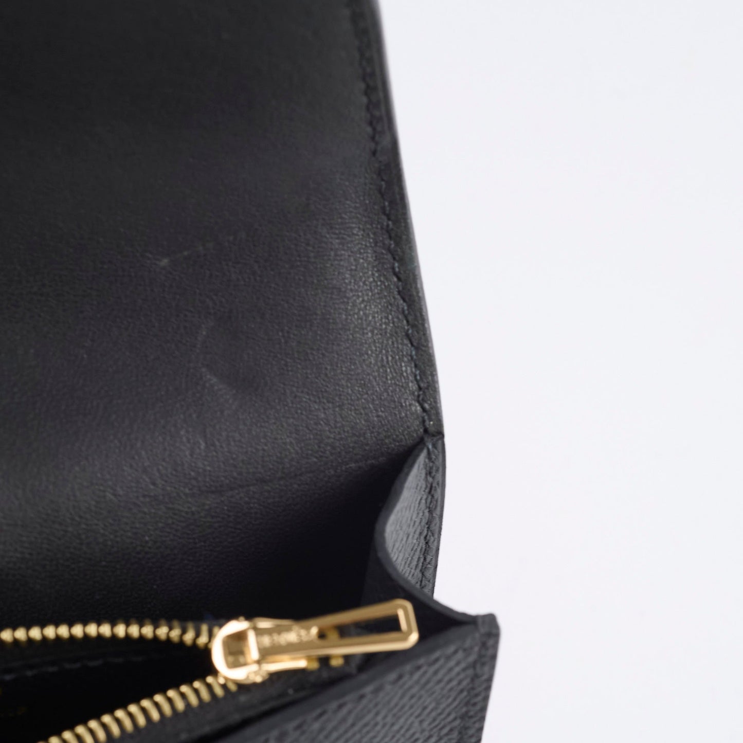 Hermes Constance Slim Epsom Black B Stamp