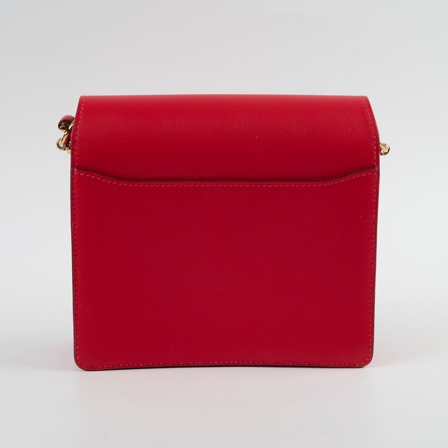 Hermes Mini Roulis Evercolour Red Permabrass HW