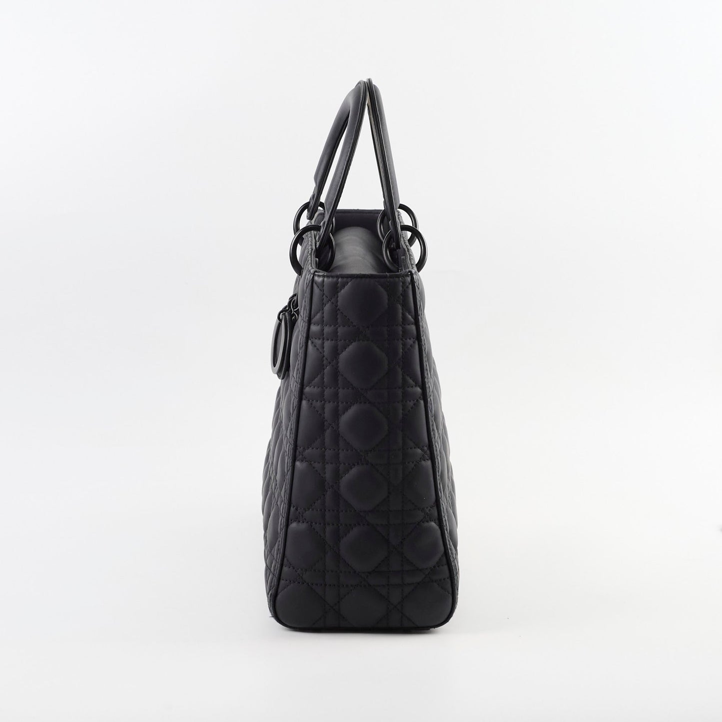 Dior Lady Dior Large Matte Black