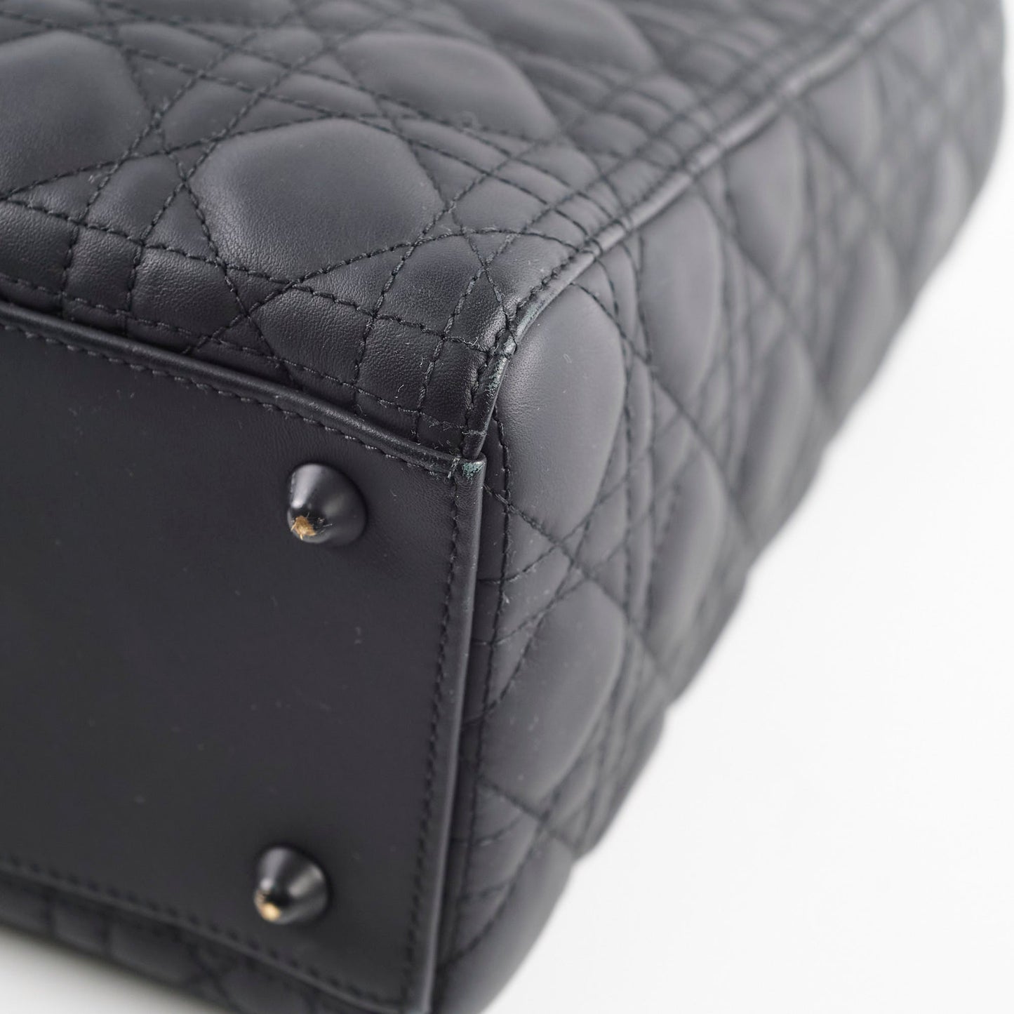 Dior Lady Dior Large Matte Black