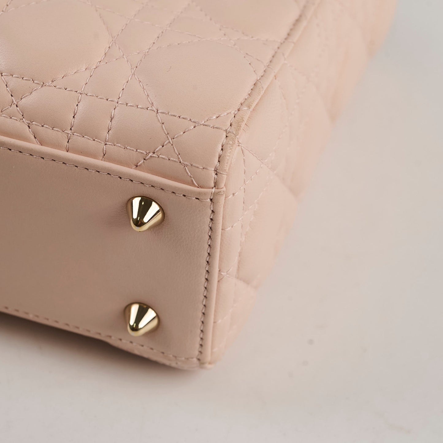 Christian Dior Lady Dior Small ABC Lambskin Light Pink