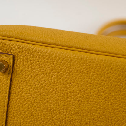 Hermes Birkin 30 Jaune Ambre Togo Y Stamp
