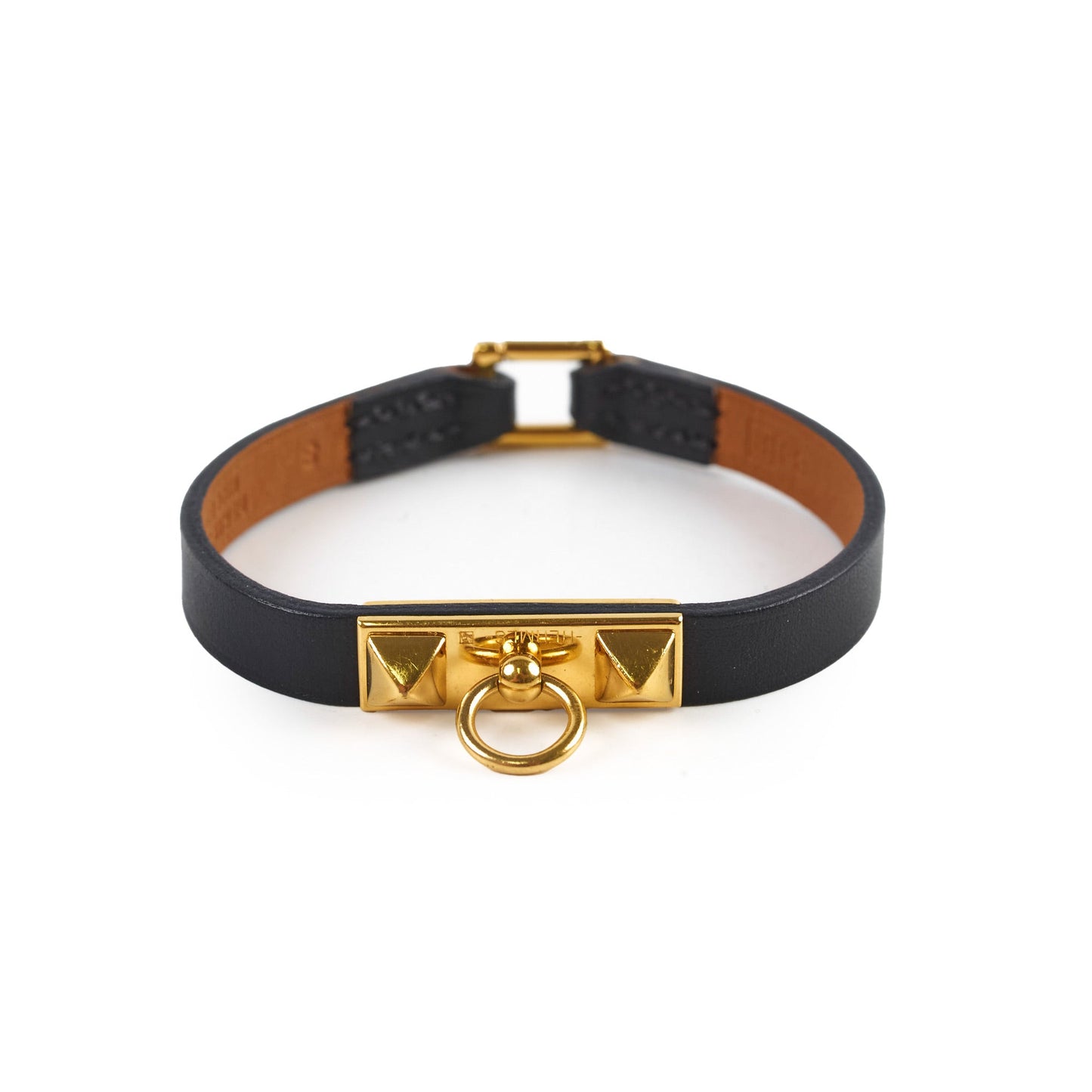 Hermes Mini Rivale Bracelet Black