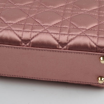 Christian Dior Mini Lady Dior Satin Pink