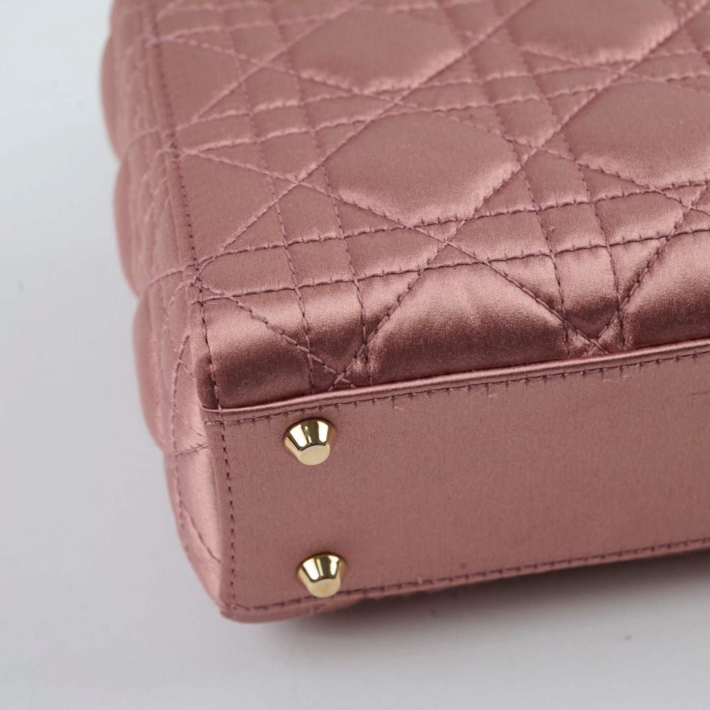 Christian Dior Mini Lady Dior Satin Pink