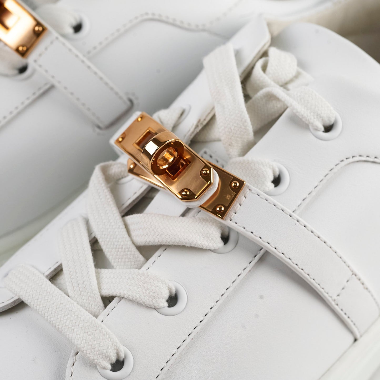 Hermes Day Sneakers White Size 39.5